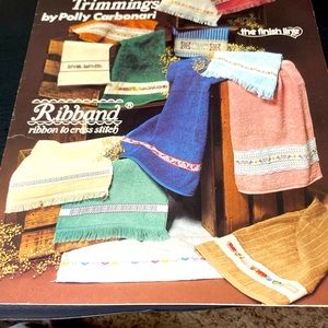Towel Trimmings cross stitch by Carbonari. Vintage. #1299